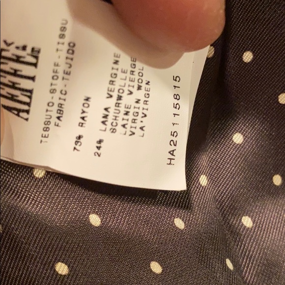 Moschino made in Italy NEW rayon/wool 12 Ónixblack - Picture 8 of 10